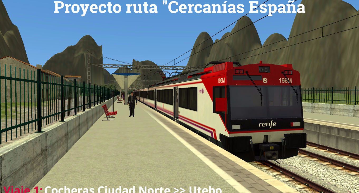 Proyecto Ruta "Cercanías España" | Viaje 1: Cocheras Ciudad Norte - Utebo | Train Simulator